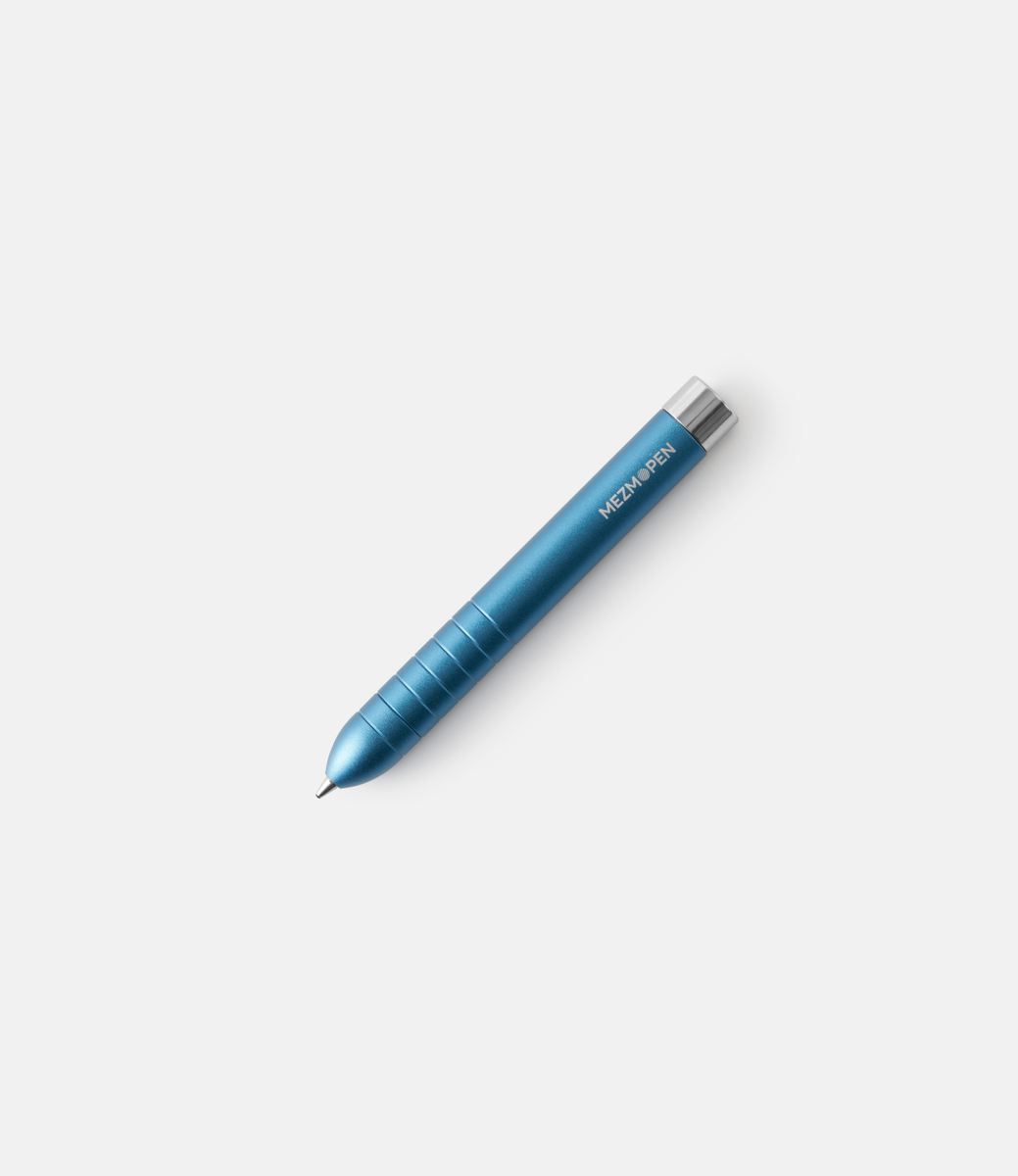 Mezmoglobe Mezmopen Aluminum Ocean Blue — магнитная ручка-трансформер из алюминия