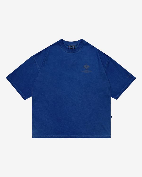 Футболка Fractal Blue Garment Dyed - фото 5
