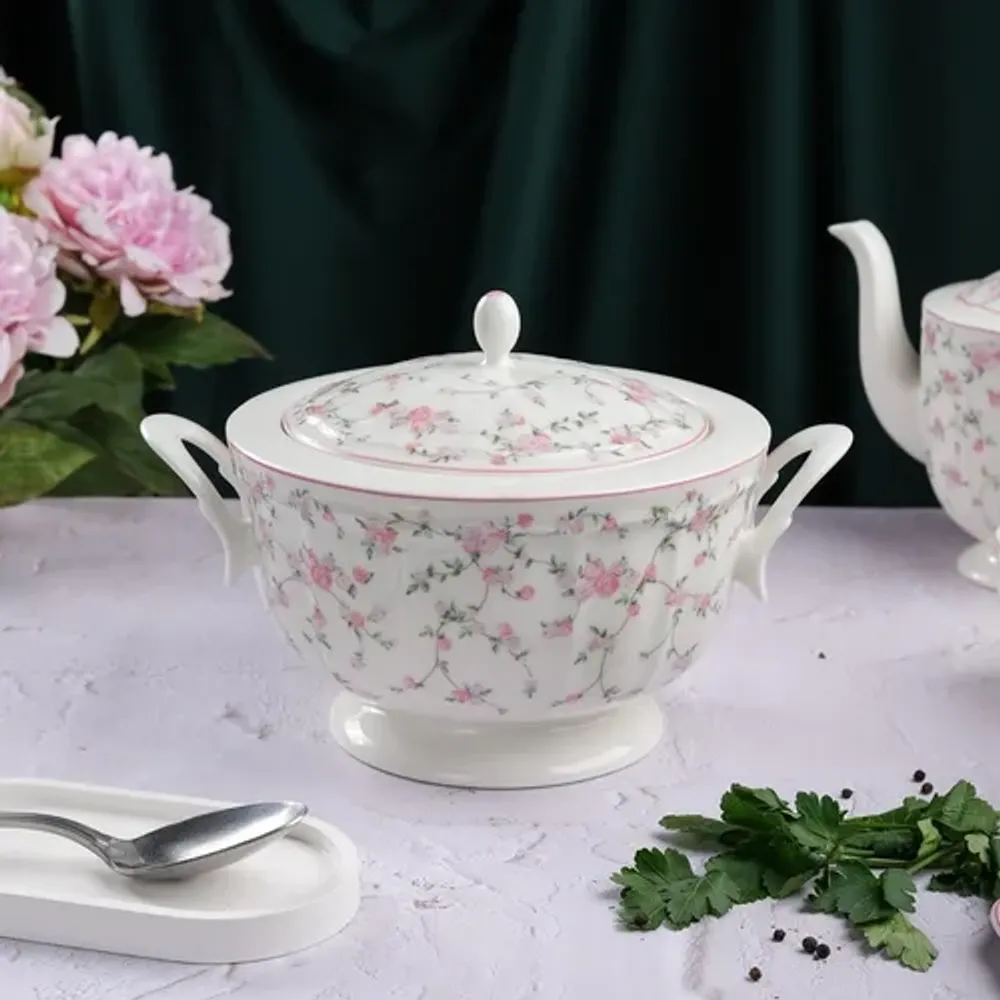 Супница 2,1 л d 21,4 см h19 см La Vie En Rose Noble [1]