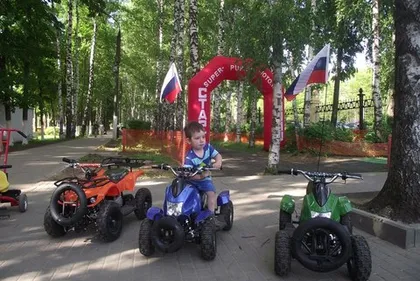 Наша арка открывает гонки в Швейцарии!
