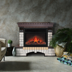 Каминокомплект Real Flame Country 26 AO с очагом Moonblaze Deluxe Black