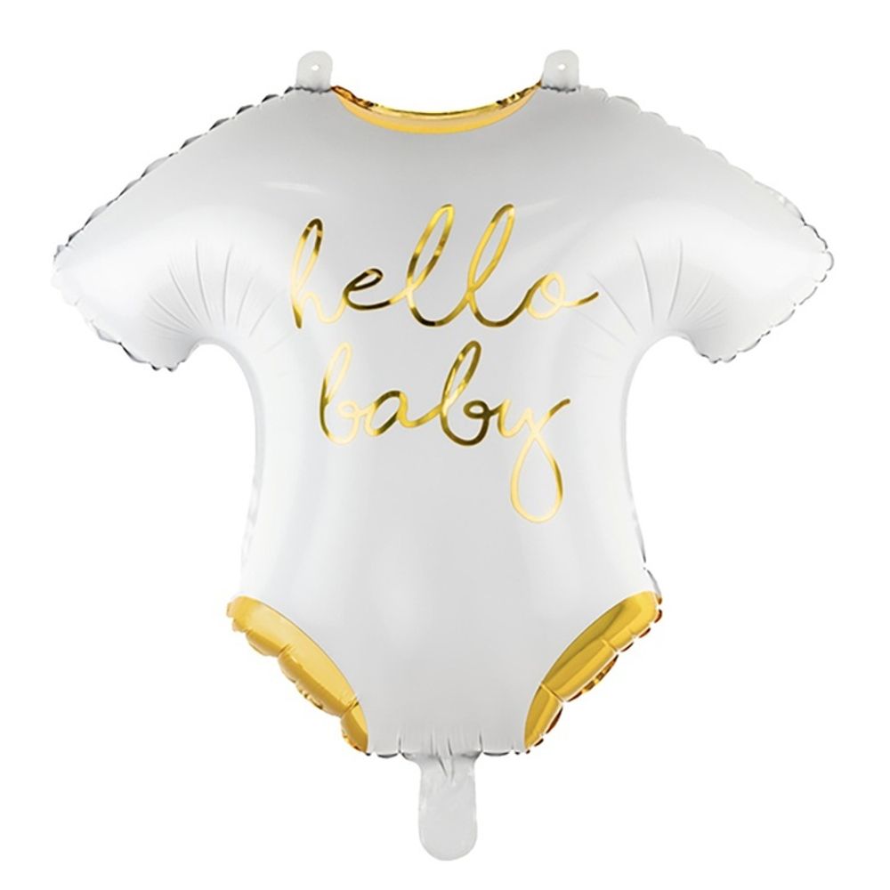 Шар Фигура "Боди HELLO BABY White"