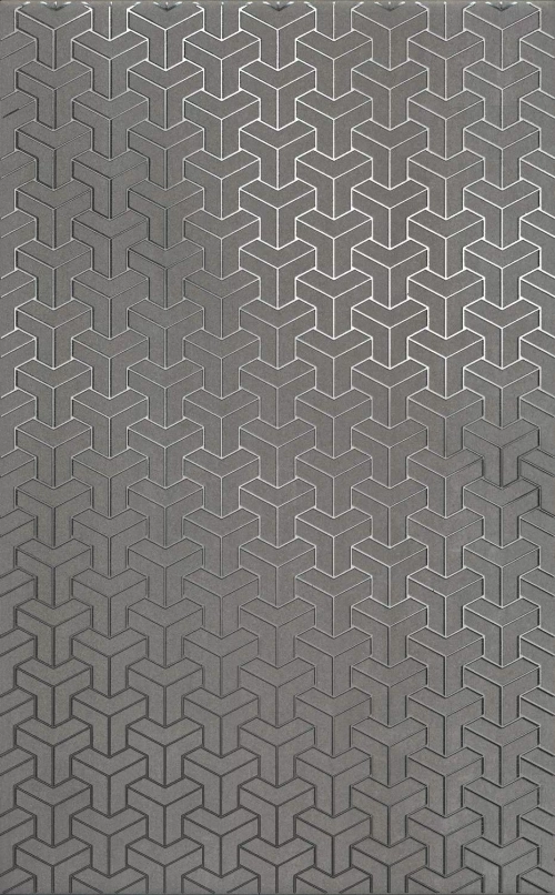 Керамическая плитка KERAMA MARAZZI ЛОМБАРДИЯ Декор серый тёмный матовый 25x40 (8 мм.) арт. HGD\C371\6399