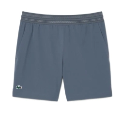 Мужские теннисные шорты Lacoste Ultra Dry Reflective Tennis - grey