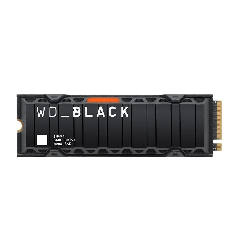 Планка памяти SSD Western Digital SN850 2TB с радиатором (для Sony PS5 полностью совместима)