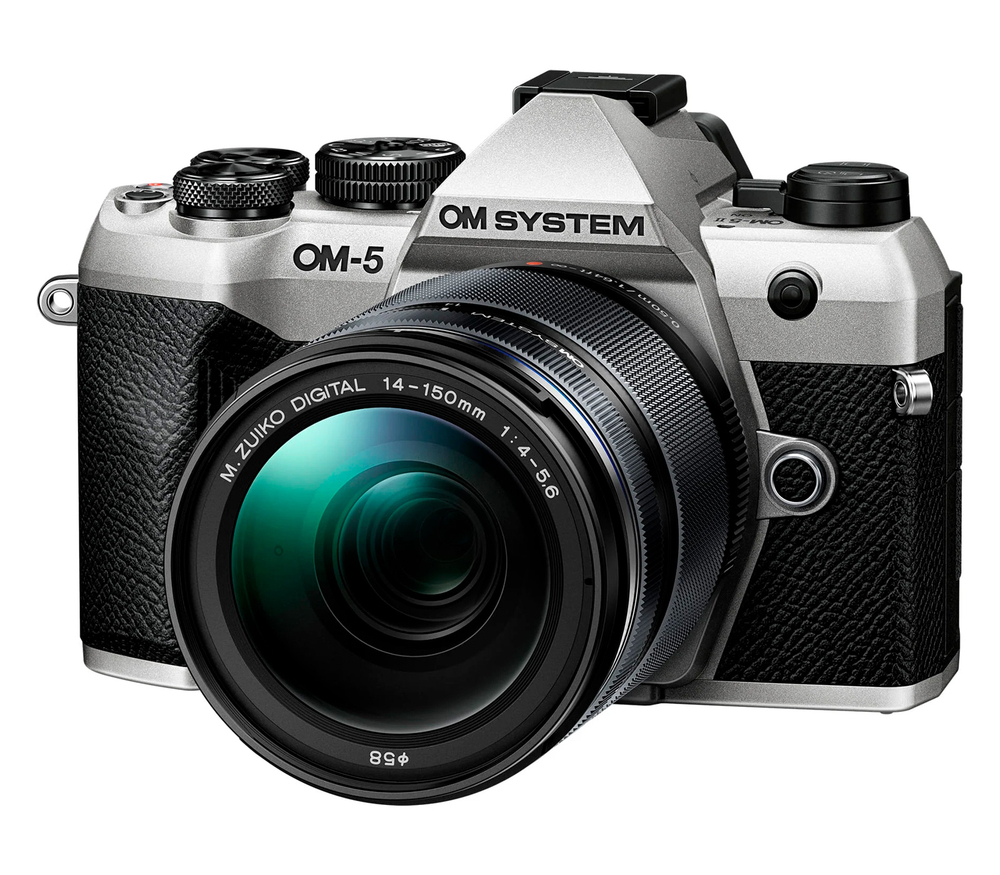 Беззеркальный фотоаппарат OM System OM-5 Mark II Kit 14-150mm серебристый