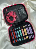 Набор пластиковых съемных спиц в футляре