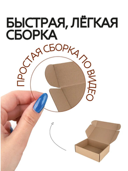 Коробка подарочная картонная 10 шт, 25х25х3