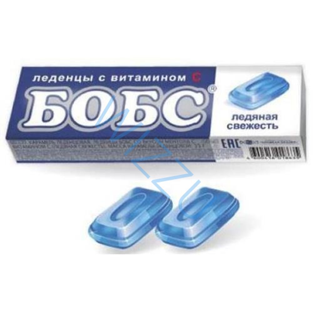 Леденцы БОБС ледяная свежесть с витамином С, 35 г