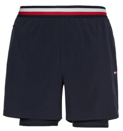 Мужские теннисные шорты Tommy Hilfiger Essentials Training 2in1 Short - desert sky