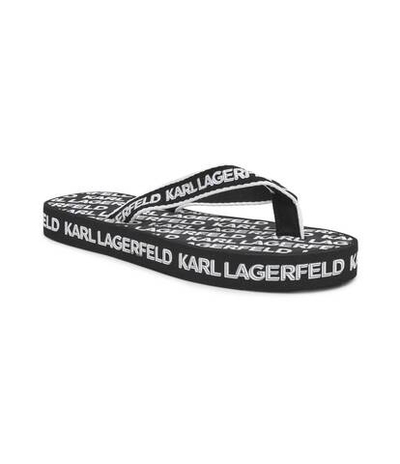 Вьетнамки KOSTA Karl Lagerfeld - черный(KL81003)