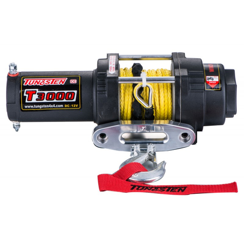 Лебедка Tungsten T3000 с тяговым усилием 3000 LB/1361 КГ, с кевларовым тросом