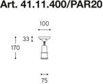 Civetta 41.11.400/PAR20