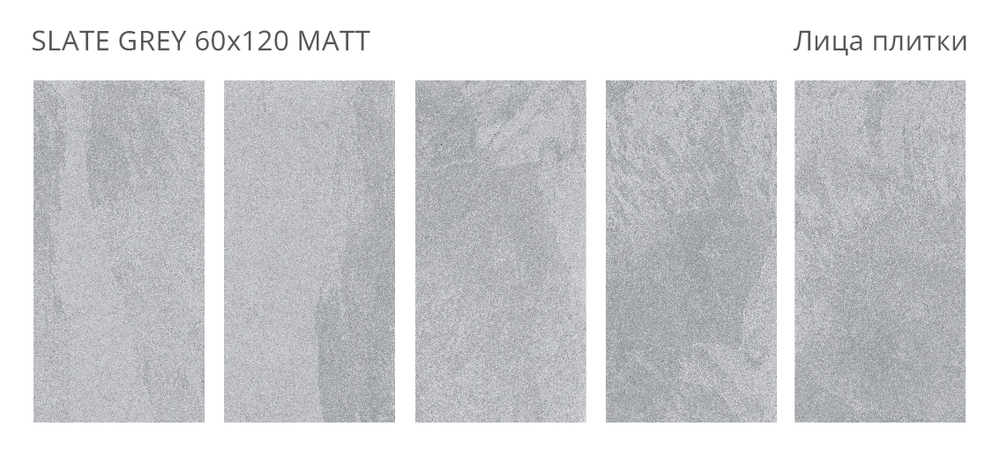SLATE GREY 60x120 MATT