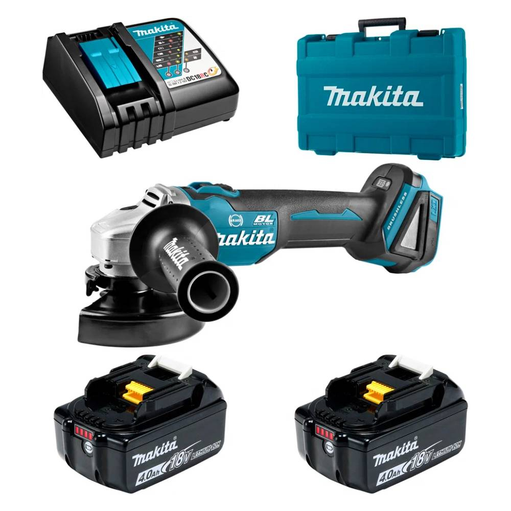 Машина шлифовальная угловая аккумуляторная Makita DGA506RME