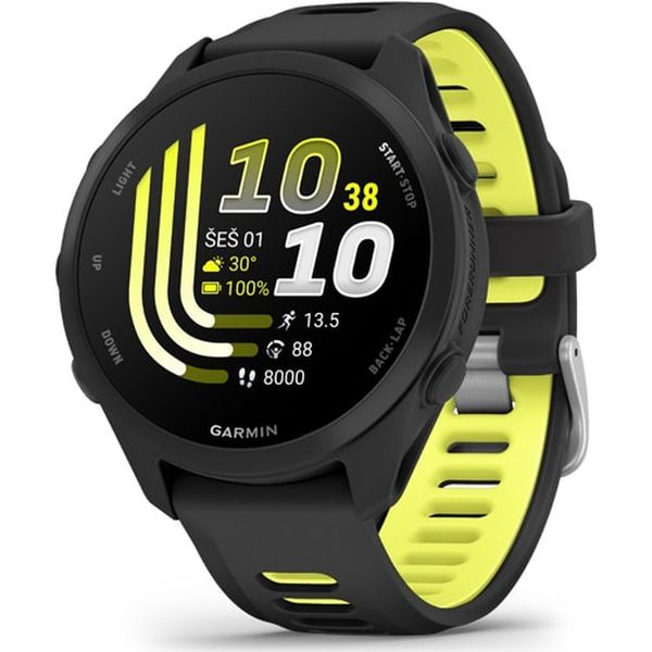 Умные часы Garmin Forerunner 170 Music, Черный | Black/Amp Yellow (010-03920-10 | 010-03920-52)