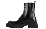 Balenciaga Tractor 20mm Zip Up Boot Black