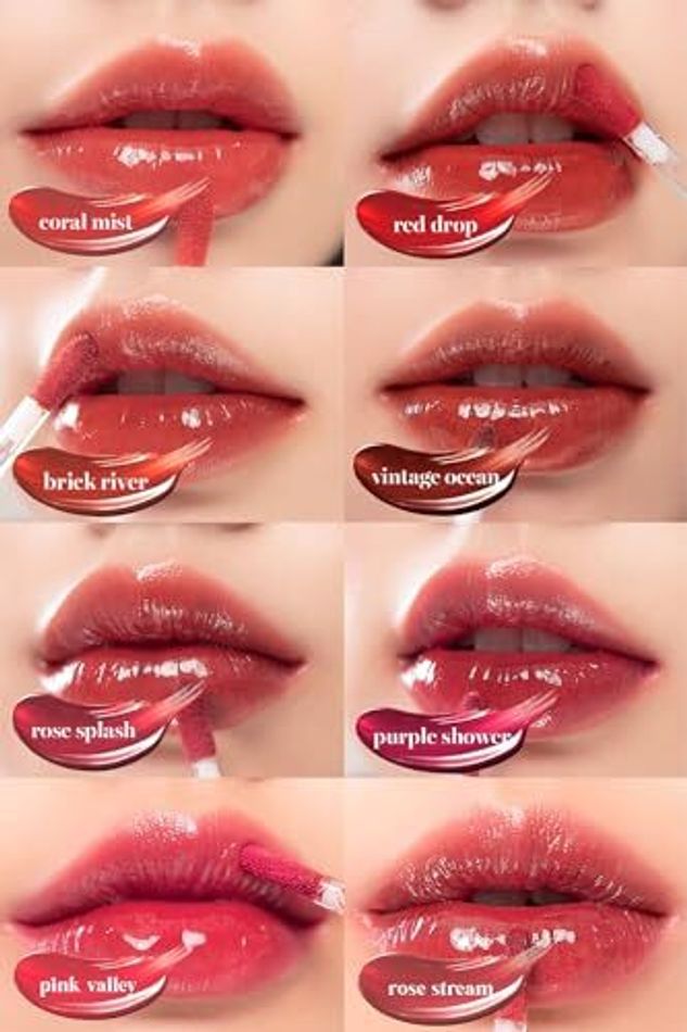 Глянцевый тинт с эффектом стеклянных губ Rom&nd Glasting Water Tint 05 Rose Splash
