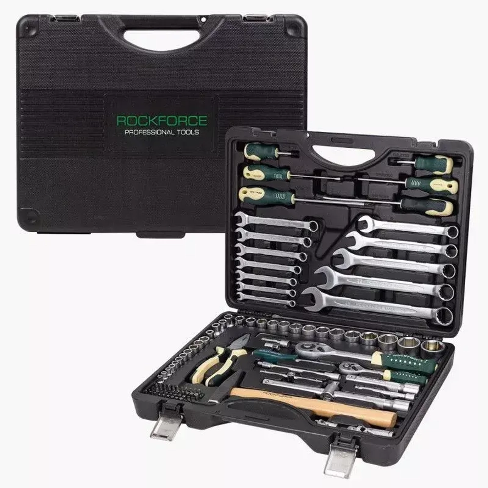 Набор инструментов 110пр.1/4''&amp;1/2''(6-гран)(5-32мм) RockForce RF-41101-5