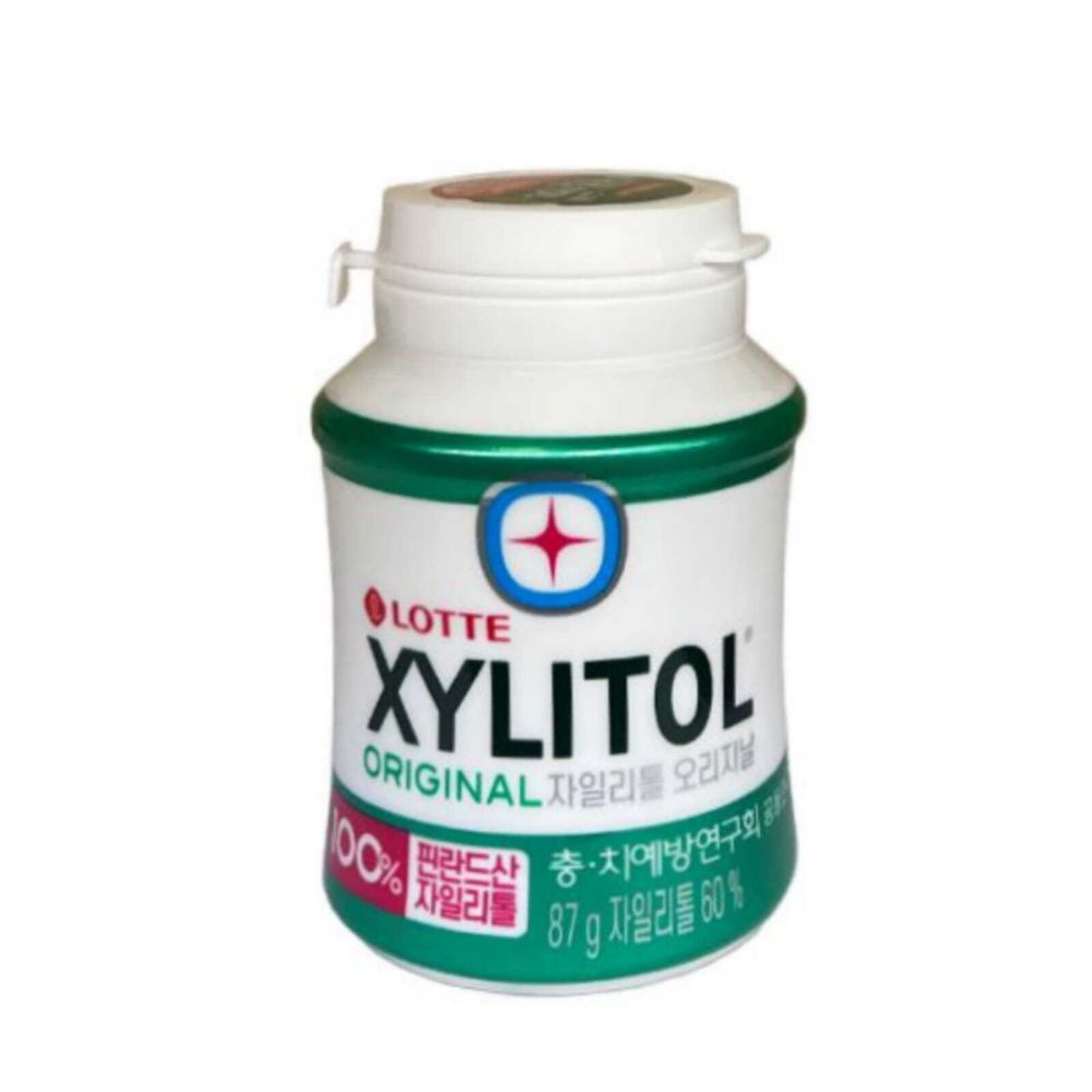Жевательная резинка Lotte Xylitol Яблочная мята 87 г 6 шт