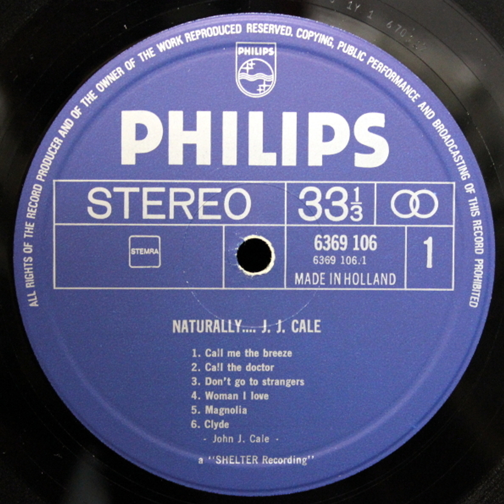 J.J. Cale / Naturally (LP)