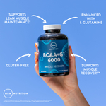 MRM Nutrition, BCAA+G™ 6000, 150 капсул