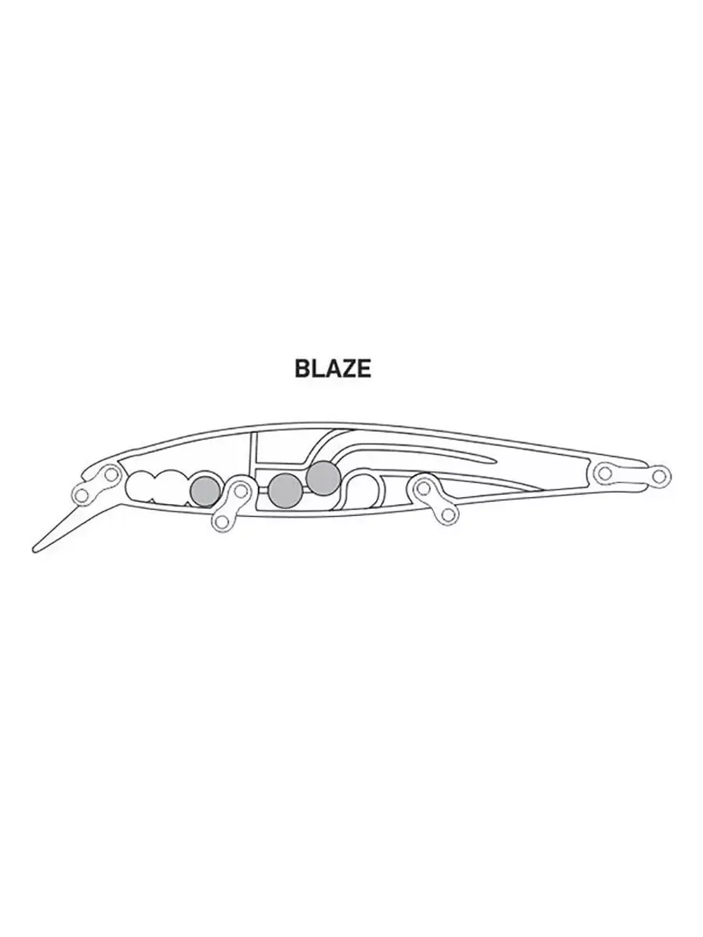 Воблер для рыбалки LureMax BLAZE