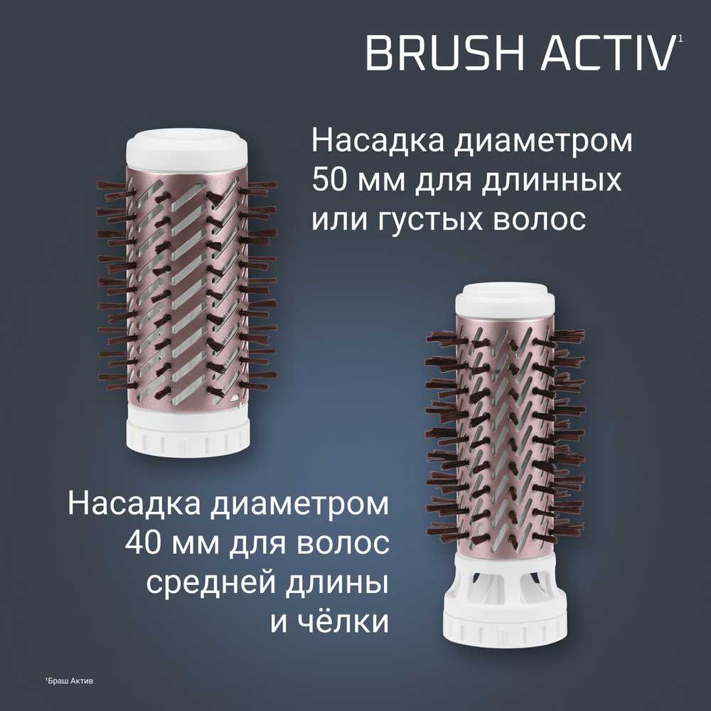 Фен-щетка Rowenta Brush Activ Premium Care + Выпрямитель Rowenta Wet&Dry Pro