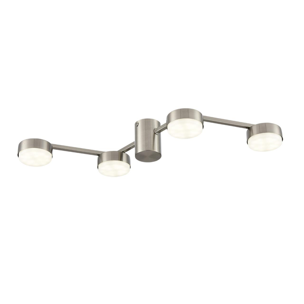 8116/4C COMFI LN26 250 никель, металл Люстра потолочная LED GX53 4*7W 220V SANATA