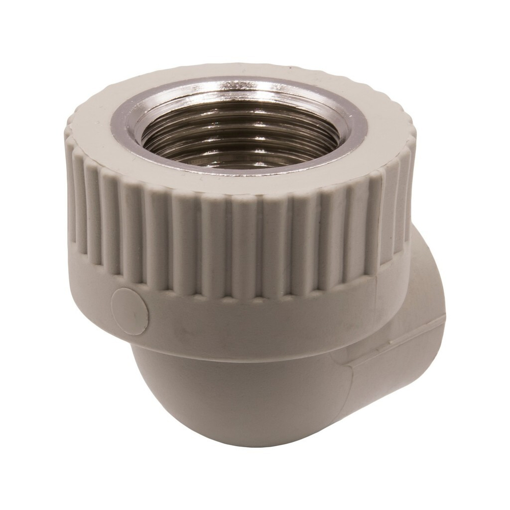 Уголок комб. вн 20х3/4'' EVER® СЕРЫЙ (Россия)