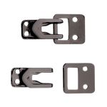 Крючки пришивные декоративные 15х7 мм, pewter, 10 шт