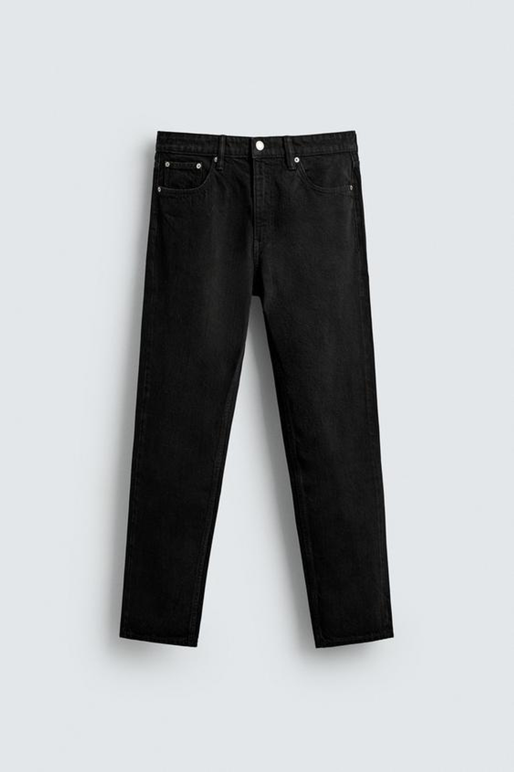 ZARA ДЖИНСЫ SLIM TAPERED FIT, ЧЕРНЫЙ