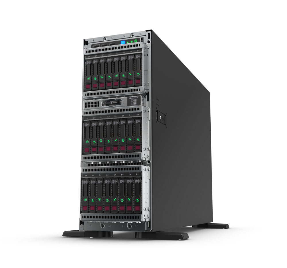 Башенный сервер - HP Enterprise ProLiant ML350  Gen10, 4U Башня, 8x 2.5“, 1x Xeon[5218R] 20 Cores, 32Gb, P25008-001