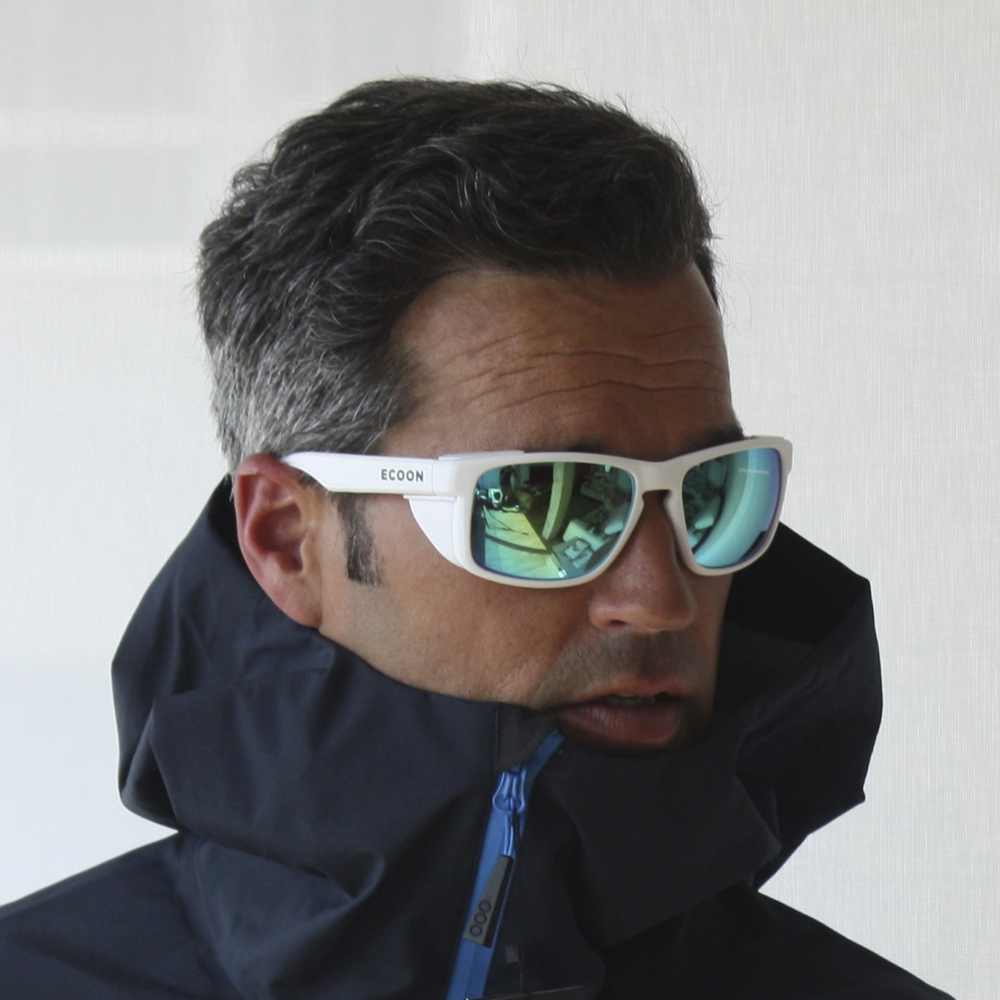 Спортивные очки OCEAN Le Morne White / Revo Blue Polarized Lens