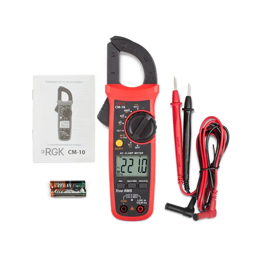 Токоизмерительные клещи CM-10 RGK 776417