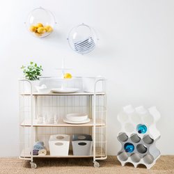 Подставка для бутылок Koziol Set-Up Organic серая