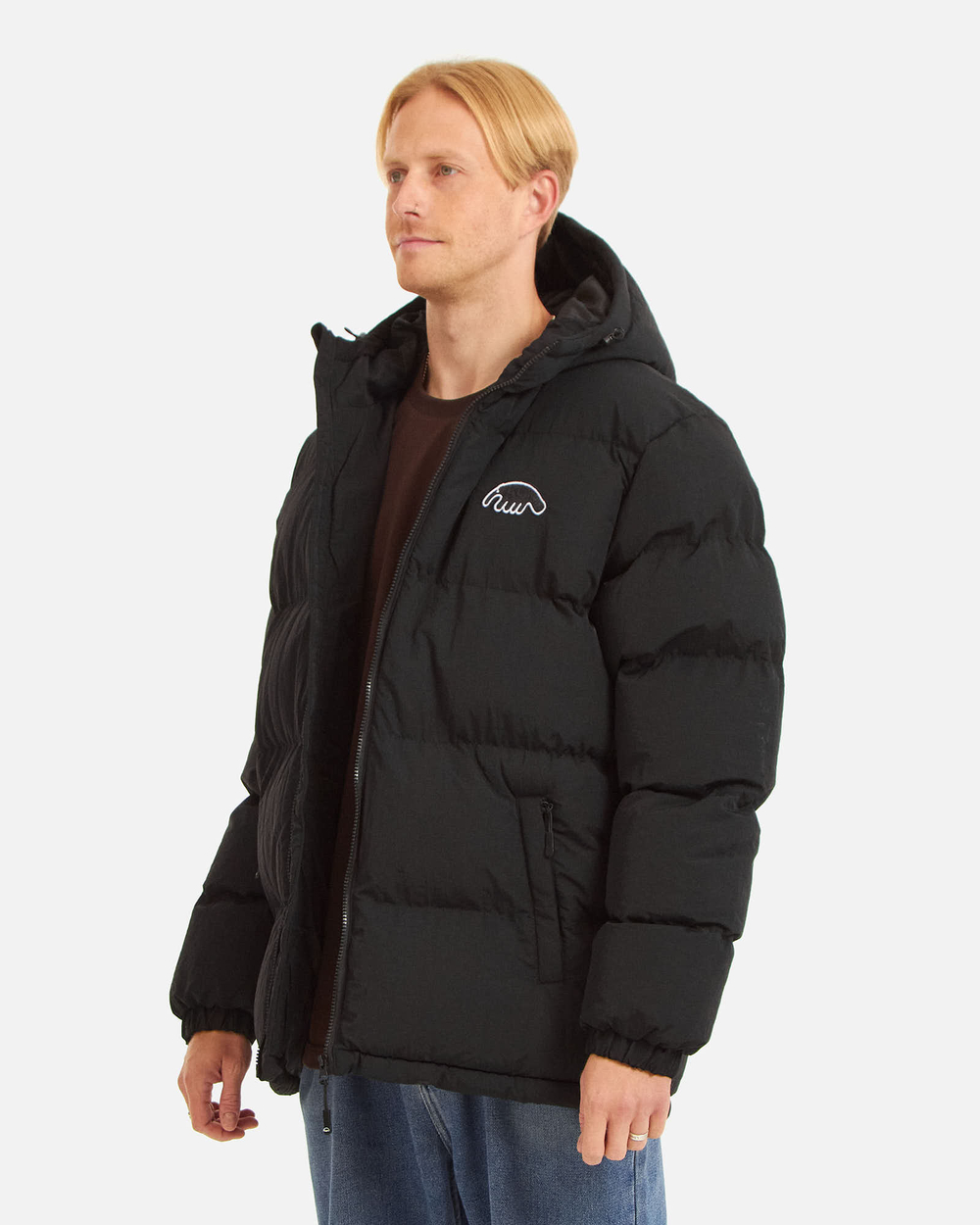 Куртка Anteater Downjacket HoodedCrispy Черный