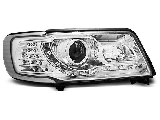 Передние фары DAYLIGHT CHROME для Audi 100 C4