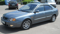 Порог Kia Sephia 2, Shuma, Spectra 2000-2004 Полный профиль (0,8мм)