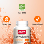Jarrow Formulas, лактоферрин, сублимированный, 250 мг, 60 капсул