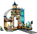 Конструктор Лего Сити Центральный железнодорожный вокзал | LEGO City Central Train Station 60469, 752 детали (7+)