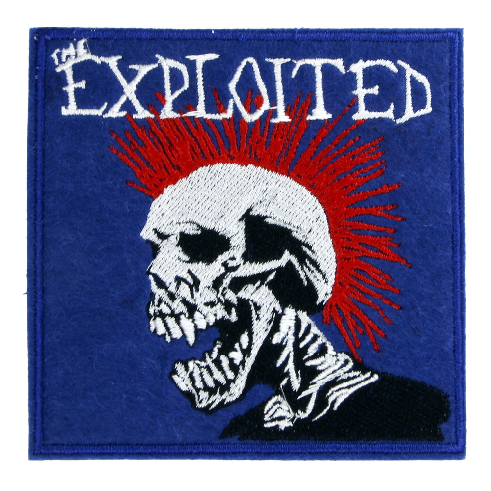 Нашивка с вышивкой группы The Exploited