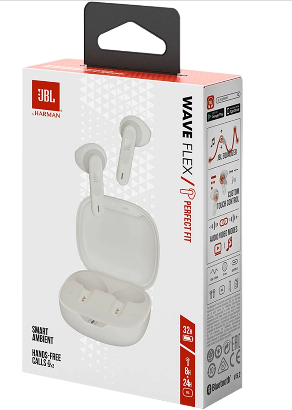Беспроводные наушники TWS JBL Wave Flex белая