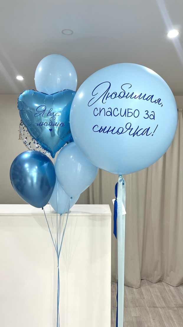 Шары на выписку №132