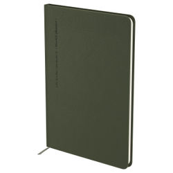 BG Еженедельник недатированный, B5, 64л., твердый переплет, кожзам, BG "Palm. Dark khaki", хаки
