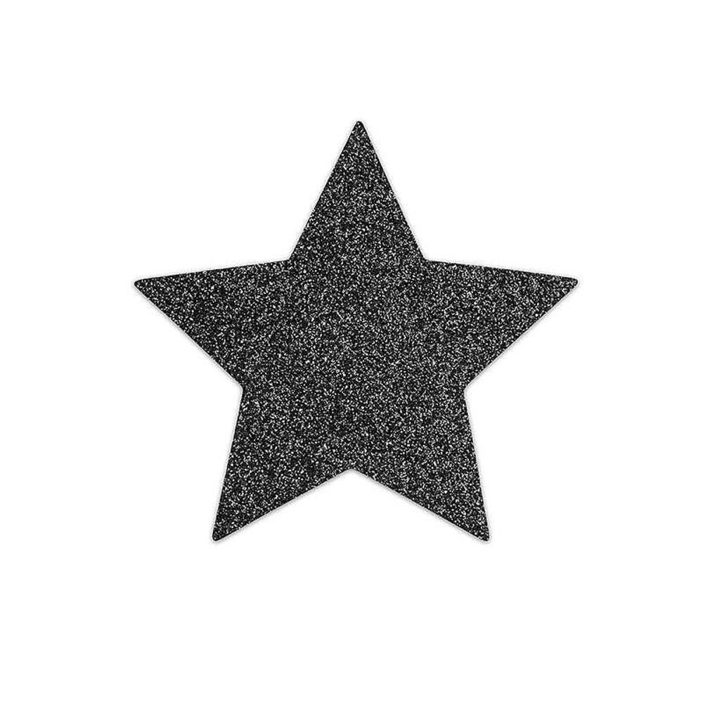 Черные пэстисы-звезды FLASH STAR PASTIES (Цвет: черный)