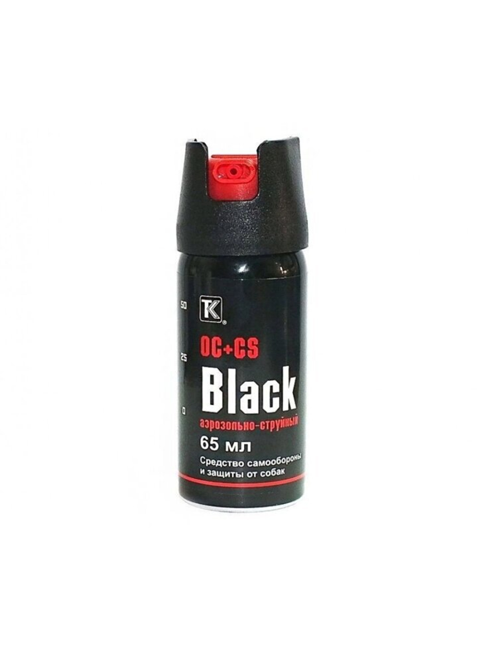 Баллончик аэрозольный "Black", 65 мл. (OC+CS)
