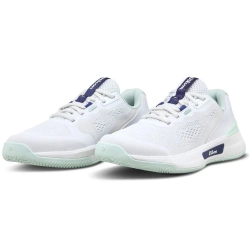 Детские теннисные кроссовки Wilson Intrigue Pro JR - white/bay/skip blue