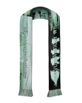 IPSUM green scarf