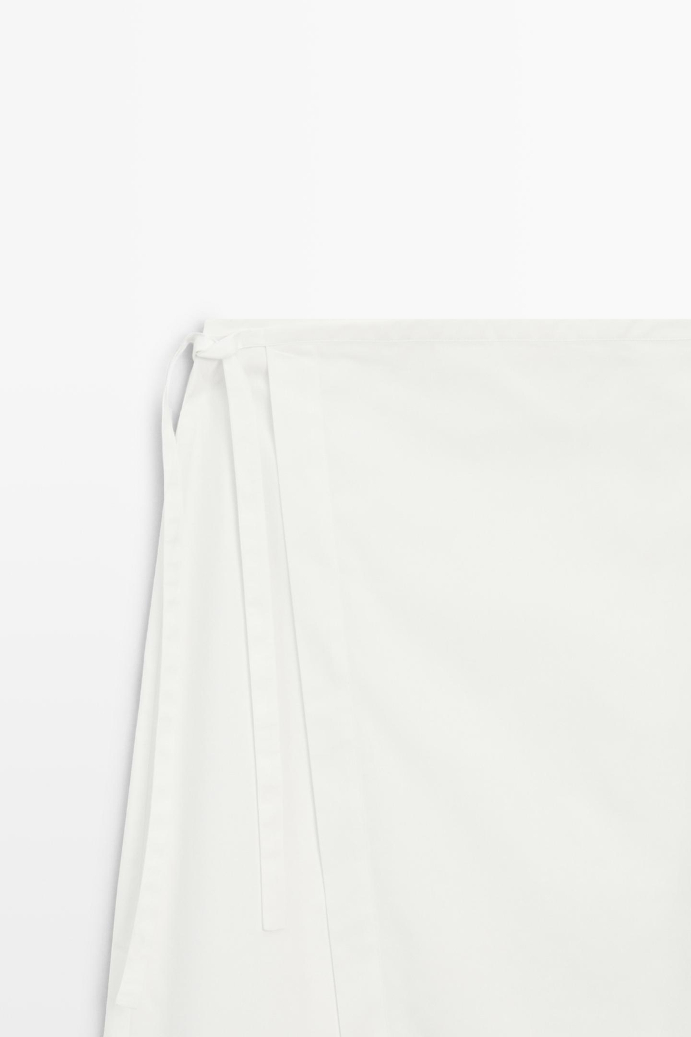 Massimo Dutti Юбка-миди с запахом - STUDIO, кремовый